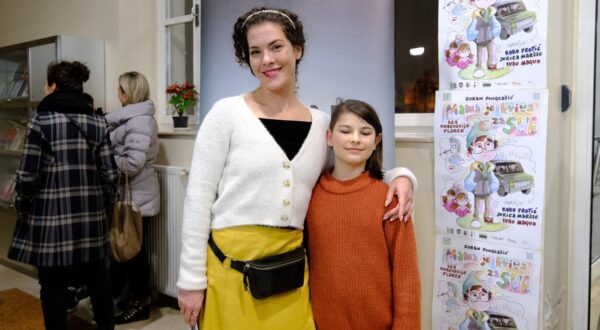 28.01.2023., Velika Gorica - U Puckom otvorenom ucilistu odrzana je premijera predstave “Mama je kriva za sve”. Photo: Slaven Branislav Babic/PIXSELL