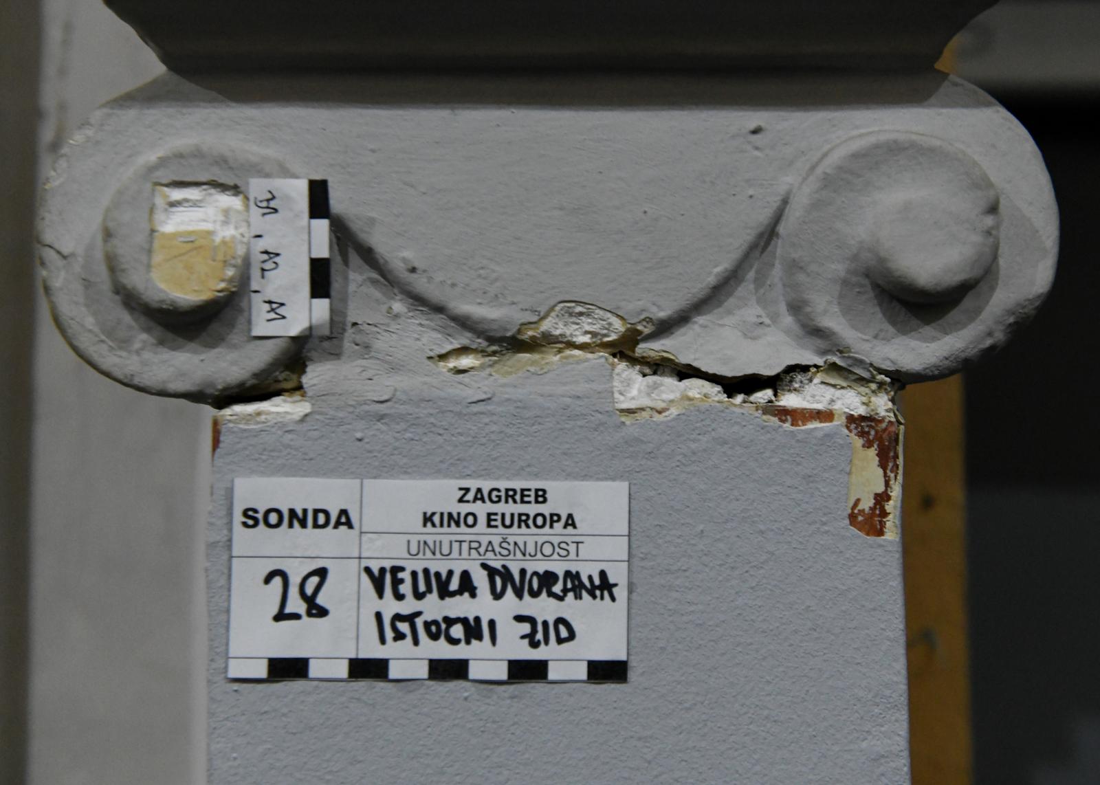 03.11.2021., Zagreb - Kino Europa, radovi na obnovi kina pa razgovaramo s arhitektom Alanom Braunom koji rukovodi.  Photo: Marko Lukunic/PIXSELL