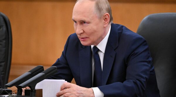 CHINA, BEIJING - SEPTEMBER 2, 2025: Russia's President Vladimir Putin is seen at Russian-Chinese talks, attended by China's President/General Secretary of the CPP, Xi Jinping, at the Great Hall of the People. The Russian leader is on an official visit to China. Sergei Bobylev/TASS/Sipa USA Photo: Tass/SIPA USA