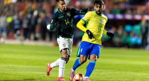 BOLIVIA - EL ALTO - 09/09/2025 - 2026 WORLD CUP QUALIFIERS, BOLIVIA x BRAZIL - Lucas Paqueta, Brazil player, during the match against Bolivia at the El Alto stadium for the 2026 World Cup Qualifiers. Photo: Paulo De Tarso/AGIF (Photo by Paulo De Tarso/AGIF/Sipa USA) Photo: AGIF/SIPA USA