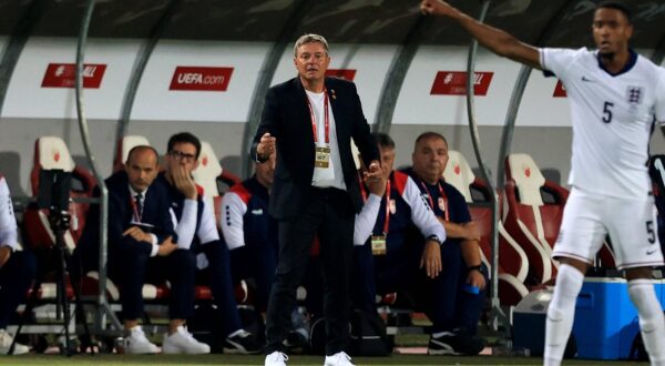 09.09.2025 Belgrade Serbia-England FIFA World Cup, WM, Weltmeisterschaft, Fussball 2026 Euro qualifiers men s football Dragan StojkovicC Serbia coach : Photo: IMAGO/Aleksandar Djorovic/IMAGOSPORT