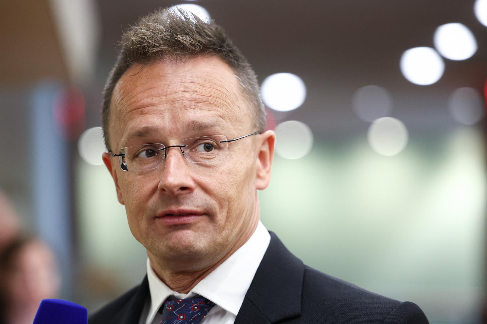 USA, NEW YORK CITY - JULY 16, 2024: Hungary's Minister of Foreign Affairs and Trade Peter Szijjarto is seen at the UN Headquarters. Valery Sharifulin/TASS/Sipa USA Photo: Tass/SIPA USA