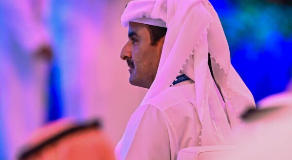 QATAR ECONOMIC FORUM 2025 Sheikh Tamim Bin Hamad Al Thani Amir of Qatar attends the opening session of the Qatar Economic Forum 2025 in Doha, Qatar on May 20, 2025. DOHA Qatar Copyright: xNoushadxThekkayilx Photo: IMAGO/Noushad Thekkayil/IMAGOSPORT