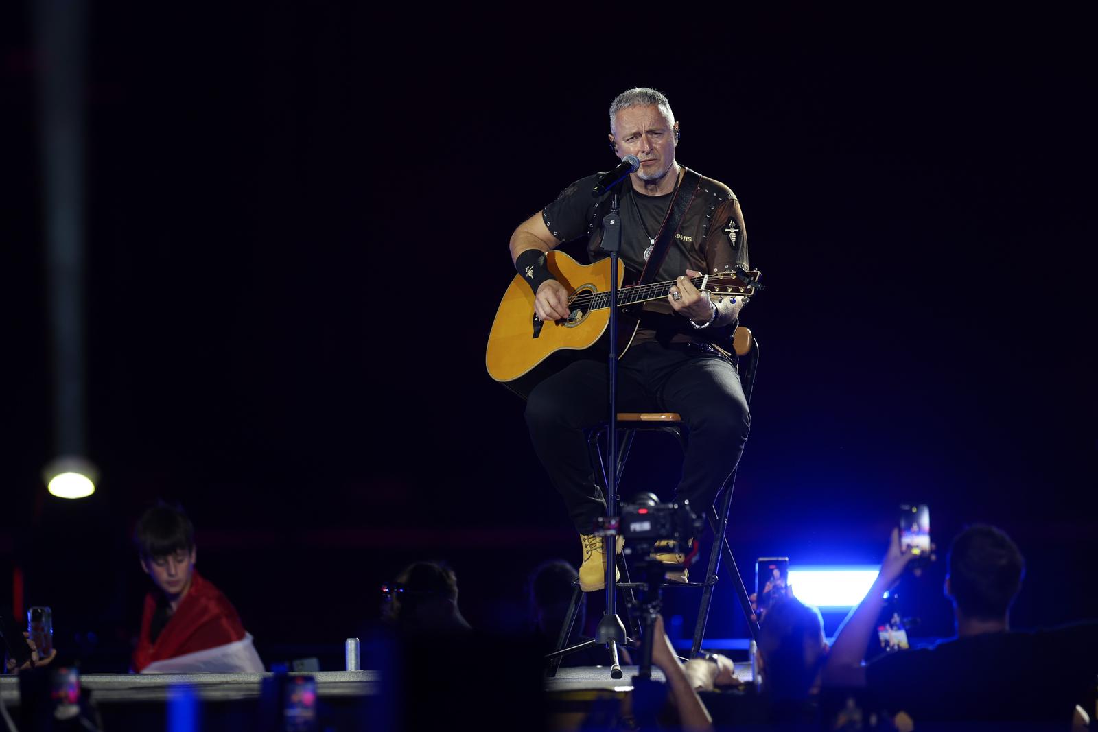 04.08.2025., Sinj - Veliki koncert Marka Perkovica Thompsona u Sinju.
 Photo: Matija Habljak/PIXSELL