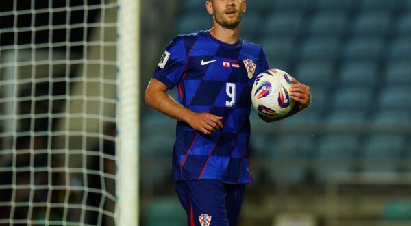 06.06.2025., stadion Algarve, Faro-Loule, Portugal - Kvalifikacije za FIFA Svjetsko nogometno prvenstvo 2026., skupina L, Gibraltar - Hrvatska. Andrej Kramaric Photo: Gualter Fatia/PIXSELL