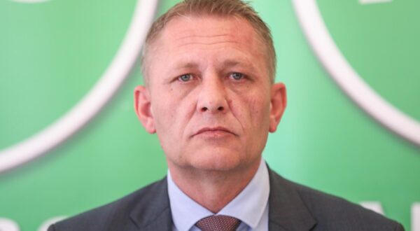 07.03.2025., Samobor - konferenciji za medije povodom predstavljanje kandidata za gradonacelnika Samobora Kreše Beljaka (HSS), te kandidatkinje za zamjenicu gradonacelnika Samobora Martine Glasnovic (HSS). Photo: Robert Anic/PIXSELL