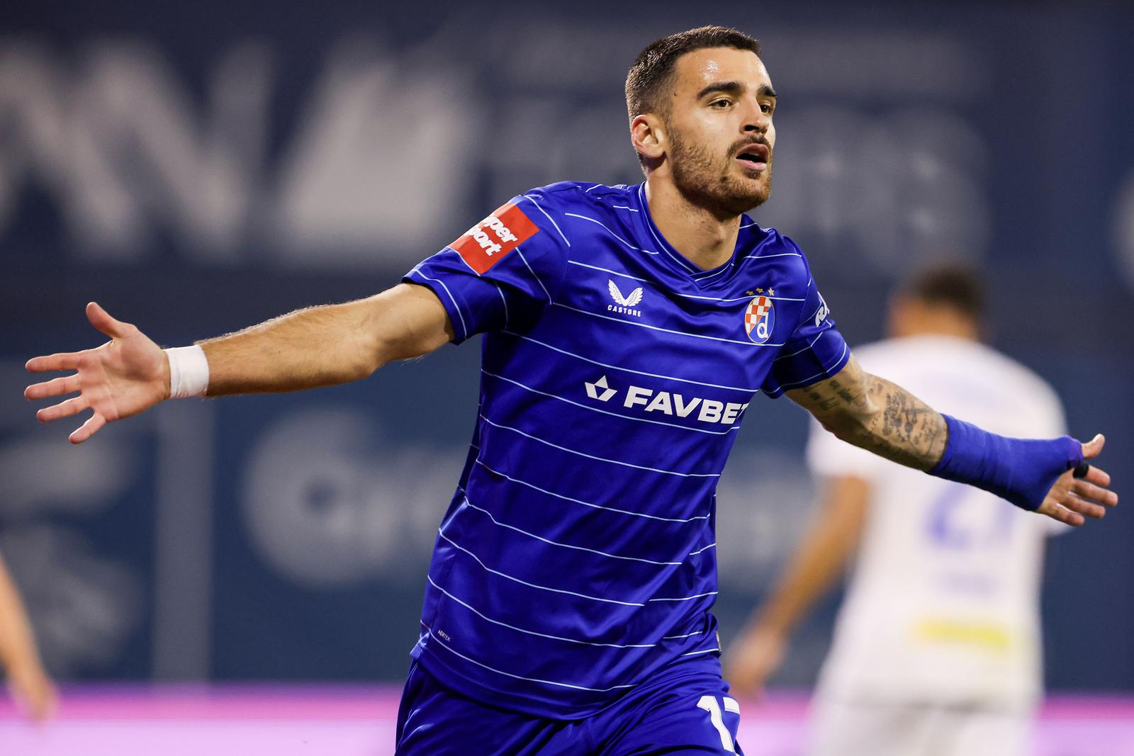 08.08.2025., Zagreb - SuperSport HNL, 02. kolo, GNK Dinamo - HNK Vukovar 1991. Sandro Kulenovic Photo: Matija Habljak/PIXSELL