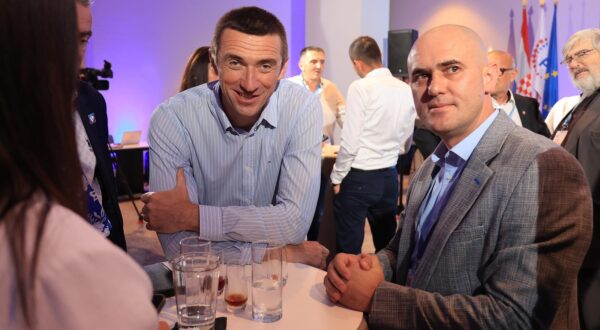 09.06.2024., Hotel International, Zagreb - Docek rezultata izbota za Europski parlament u  stozeru Domovinskog pokreta. Photo: Marko Prpic/PIXSELL