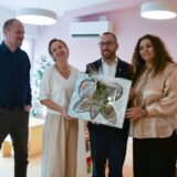 9.9.2025. - Cerje, Zagreb, Hrvatska - Gradonacelnik Grada Zagreba, Tomislav Tomasevic, sa zamjenicima, u posjeti novoizgradenog Djecjeg vrtica Leptir - Podrucni objekt Cerje. Photo: Josip Mikacic/PIXSELL