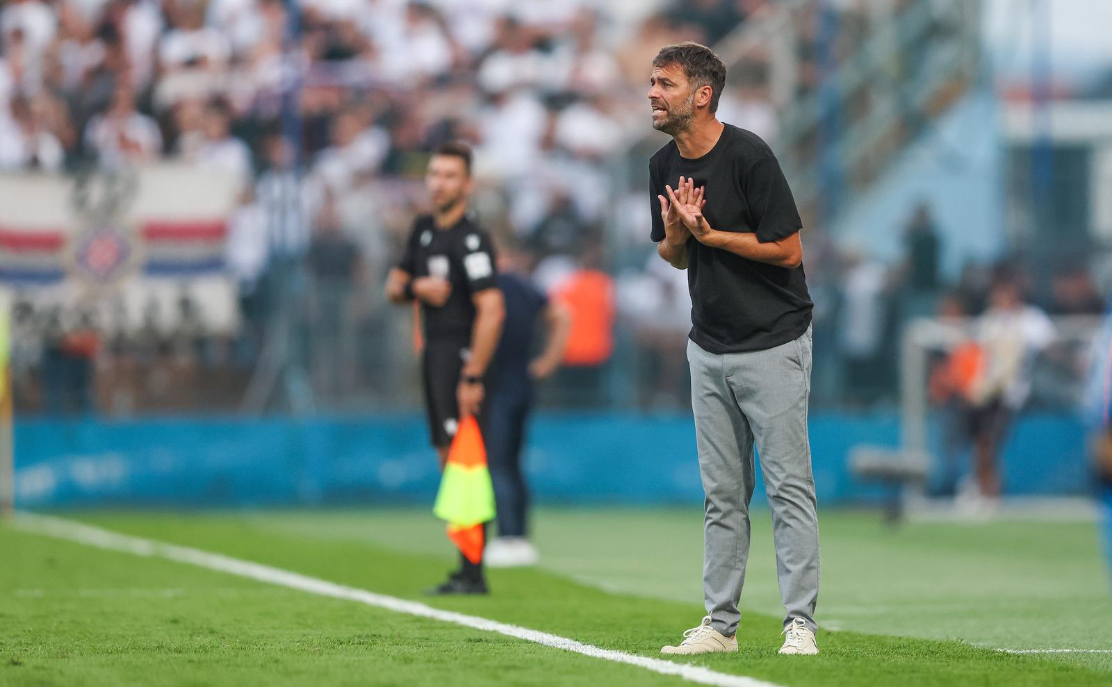 13.09.2025., stadion Varteks, Varazdin- Supersport HNL, 6. kolo  NK Varazdin - HNK Hajduk. Garcia Gonzalo Manuel. Photo: Slavko Midzor/PIXSELL