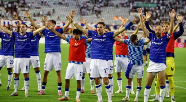 Dinamo je pobijedio 2-0, a golove su zabili Hoxha i Bakrar Photo: Sime Zelic/PIXSELL