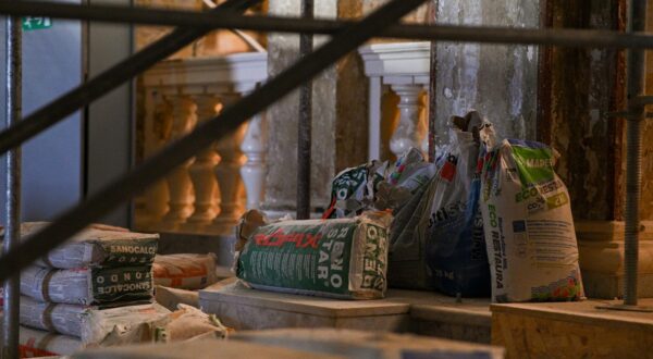 23.09.2025., Zagreb - Obilazak gradilista Muzeja Mimara. Photo: Luka Antunac/PIXSELL