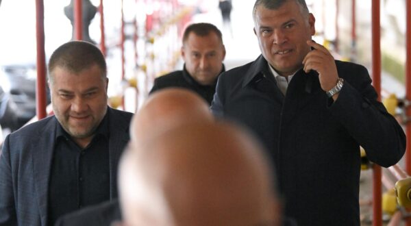 26.09.2025., Zagreb - Optuzno je vijece u aferi Miksoskopi u kojoj su optuzeni Hrvoje Petrac, Novica Petrac, Nikola Petrac, Sasa Pozder, Vili Beros, Goran Roic, Kresimir Rotim, Tomo Pavic. Sasa Pozder, Novica Petrac Photo: Marko Lukunic/PIXSELL