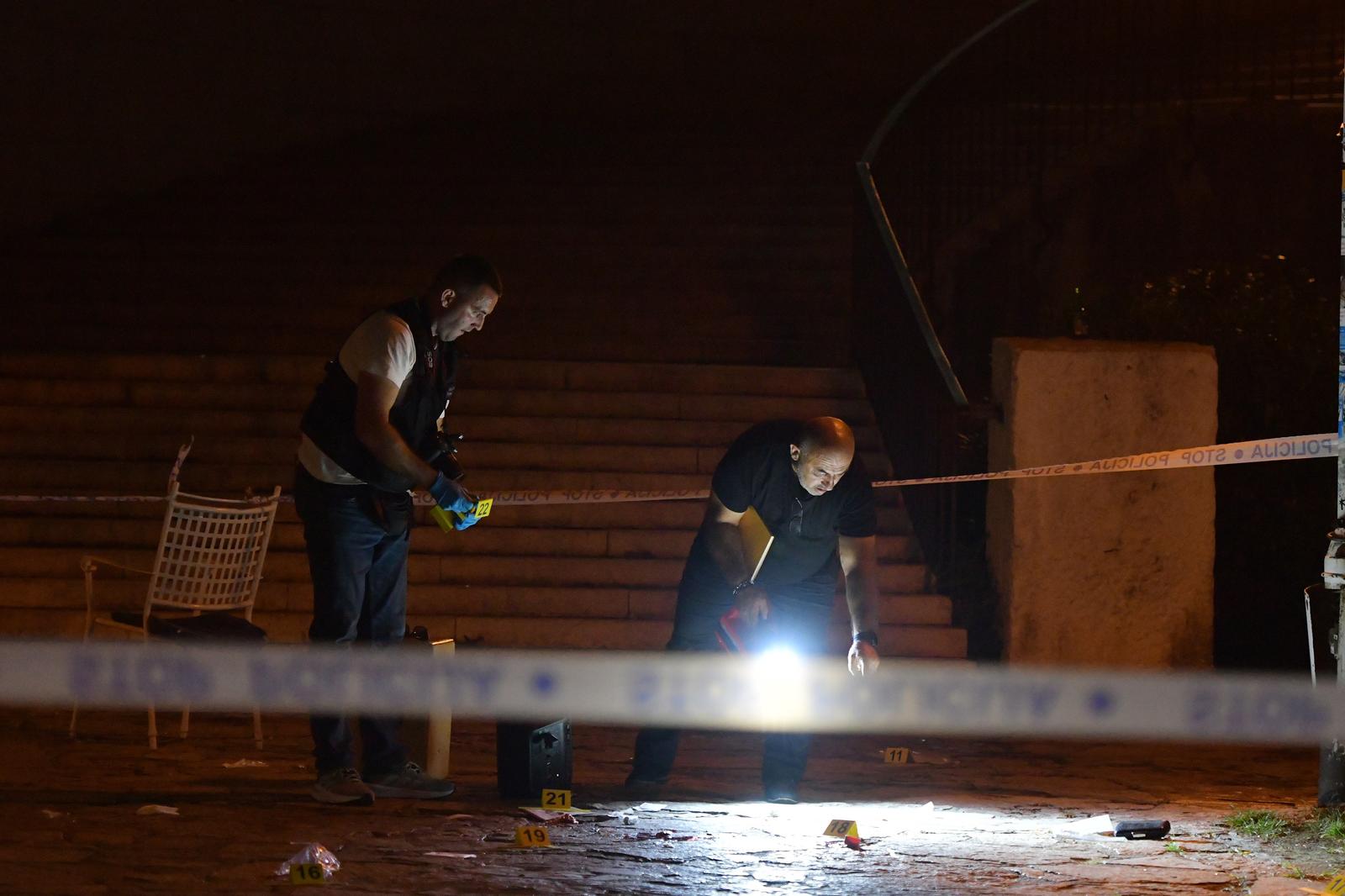 27.09.2025., Sibenik - Zena ozlijedjena pirotehnickim sredstvom na svadbi. Photo: Hrvoje Jelavic/PIXSELL
