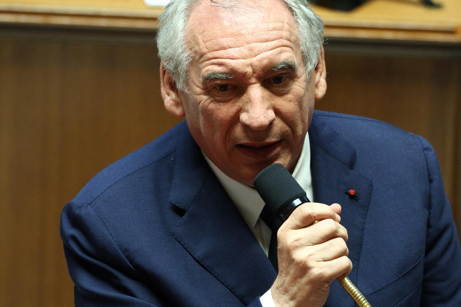 French Prime Minister Francois Bayrou pictured at the end of his general policy statement at the National Assembly in Paris, France on September 8, 2025. Photo by Raphael Lafargue/ABACAPRESS.COM Photo: Lafargue Raphael/ABACA/ABACA