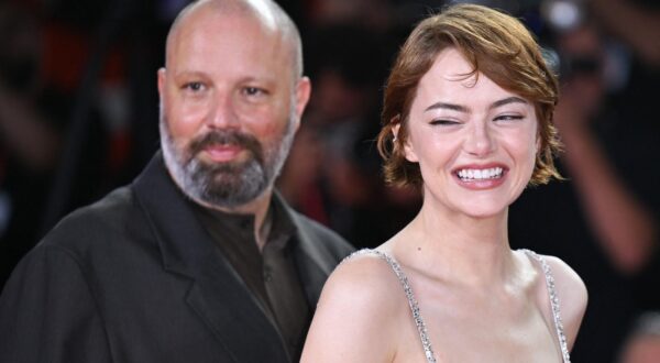 Yorgos Lanthimos and Emma Stone attending the Bugonia Premiere as part of the 82nd Venice International Film Festival at the Lido in Venice, Italy on August 28, 2025. Photo by Aurore Marechal/ABACAPRESS.COM Photo: Marechal Aurore/ABACA/ABACA