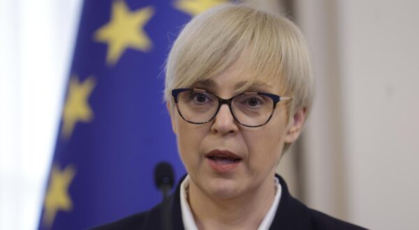 26.02.2025., Ljubljana, Slovenija - Predsjednica Natasa Pirc Musar ugostila je predsjednika Zorana Milanovica u njegovom prvom sluzbenom posjetu nakon izbora za drugi mandat. Konferencija za medije nakon razgovora. Photo: Borut Zivulovic/PIXSELL/F.A. BOBO