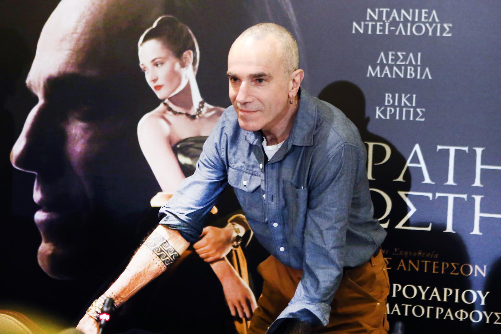 Daniel Day-Lewis attends a press conference for ‘Phantom Thread’ Daniel Day-Lewis attends a press conference for ‘Phantom Thread’ in Athens"n"nFeaturing: Daniel Day-Lewis"nWhere: Athens, Greece"nWhen: 01 Feb 2018"nCredit: Papadakis Press/WENN.com"n"n**Not available for Publication in Greece, Cyprus** GPC /WENN/PIXSELL