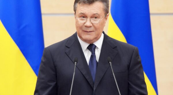 [FOCUS]RUSSIA-ROSTOV-ON-DON-UKRAINE-YANUKOVYCH(140311) -- ROSTOV-ON-DON, March 11, 2014 (Xinhua) -- Ukraine's fugitive president Viktor Yanukovych speaks during the press conference in Rostov-on-Don, Russia, March 11, 2014. Yanukovych said that he remained Ukraine's legitimate president and commander-in-chief, saying he believed he would be able to return to Kiev soon.(Xinhua/Oleg) (zhf)Oleg Photo: XinHua/PIXSELL