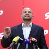 Zagreb, 21.08.2025 - Konferenciju za medije predsjednika SDP-a Siniše Hajdaša Dončića. Na fotografiji Siniša Hajdaš Dončić.
foto HINA/ Denis CERIĆ /dc