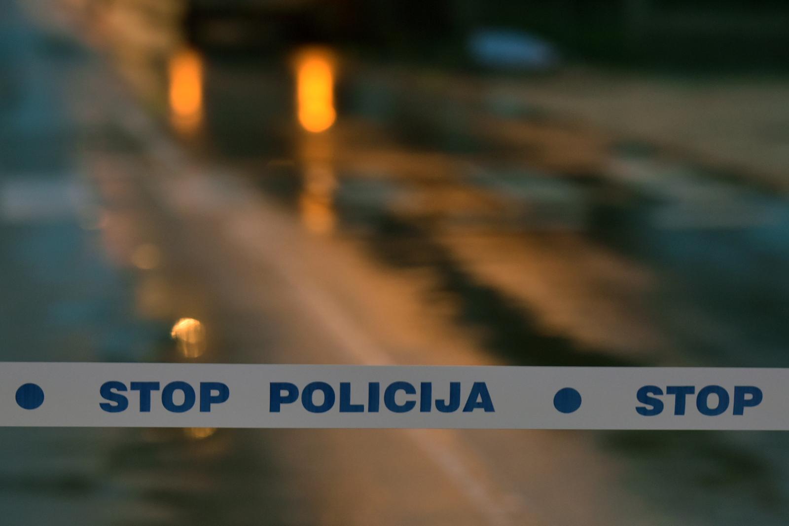 01.02.2017., Fazana - Prometna nesreca na Fazanskoj cesti u kojoj je smrtno stradao pjesak. Policija je na mjestu dogadjaja i obavlja ocevid.rPhoto: Dusko Marusic/PIXSELLrrrrr