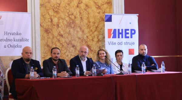 Baranja, 16.10.2025. - Konferencija za medije osječkog HNK-a, na kojoj je predstavljena opera u tri čina "Nikola Šubića Zrinjski". foto HINA/ tm