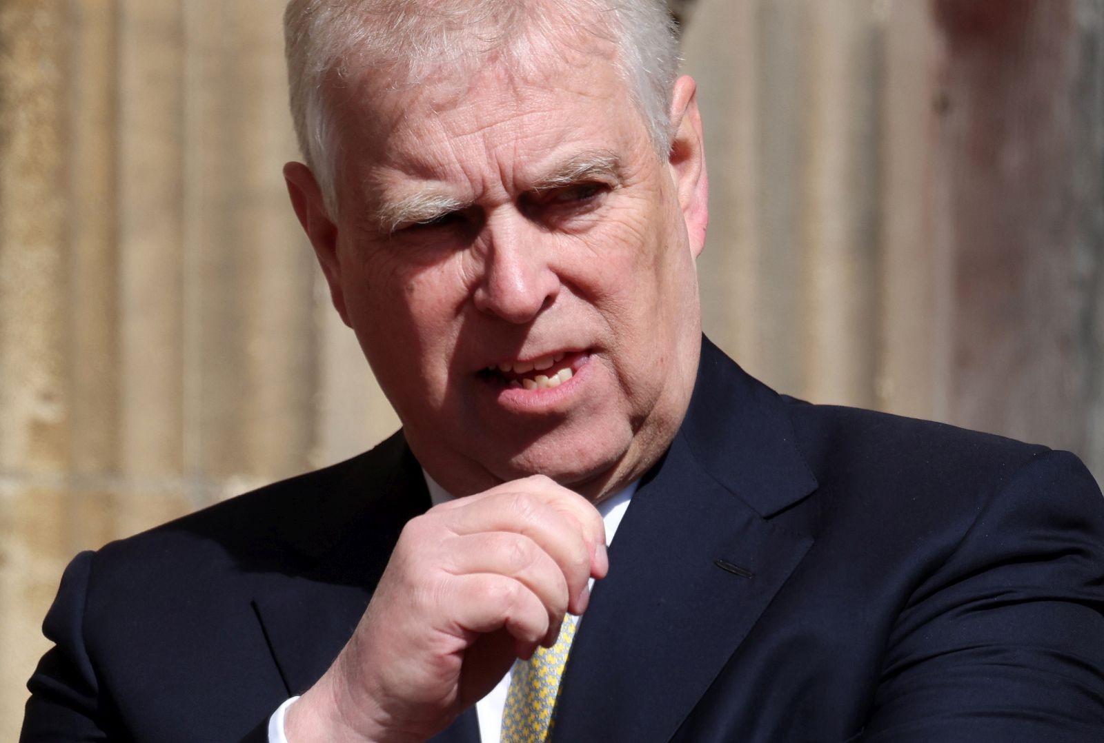 epa12461114 Britain's Prince Andrew attends the Easter Service at Windsor Castle in Windsor, west of London, Britain, 20 April 2025 (reissued 17 October 2025). Prince Andrew gives up his title of the Duke of York and the membership in the Order of the Garter, due to his links to the Jeffrey Epstein scandal, as he announced in a statement on 17 October 2025.  EPA/ANDY RAIN