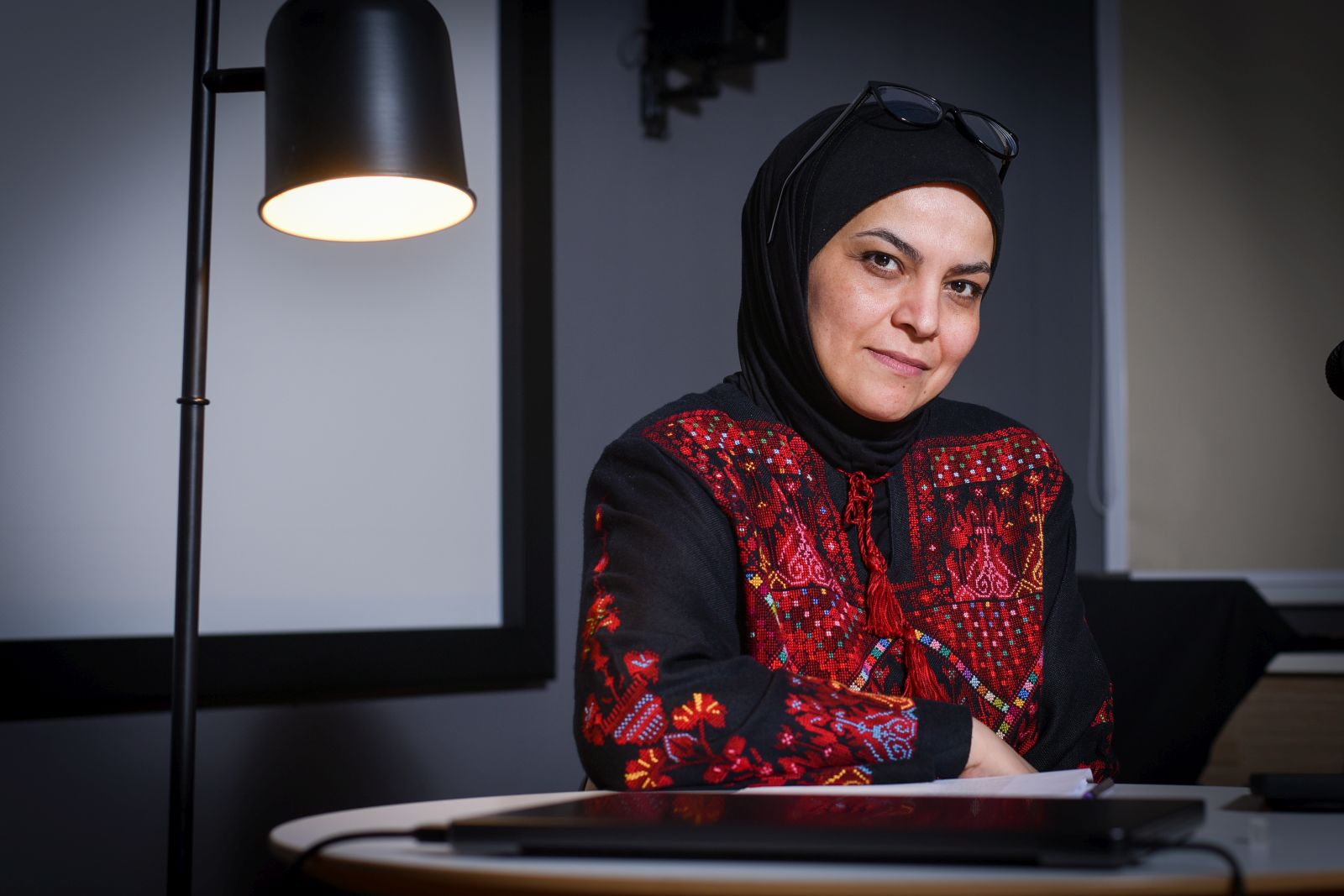 10.10.2025., Zagreb - Najwa Sadi Juma, palestinska knjizevnica i prevoditeljica. 

Photo Sasa ZinajaNFoto