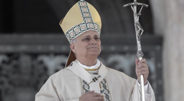Pope Leo XIV celebrates the Mass for the canonization of seven new saints in St. Peter's Square at the Vatican. The Pope canonized the martyrs Peter To Rot, Bishop Ignatius Choukrallah Maloyan, the nuns Maria Troncatti, Vincenza Maria Poloni, Carmen Rendiles Martínez, and the laypeople Bartolo Longo and José Gregorio Hernández Cisnerosin. (Photo by Maria Grazia Picciarella / SOPA Images/Sipa USA) Photo: SOPA Images/SIPA USA