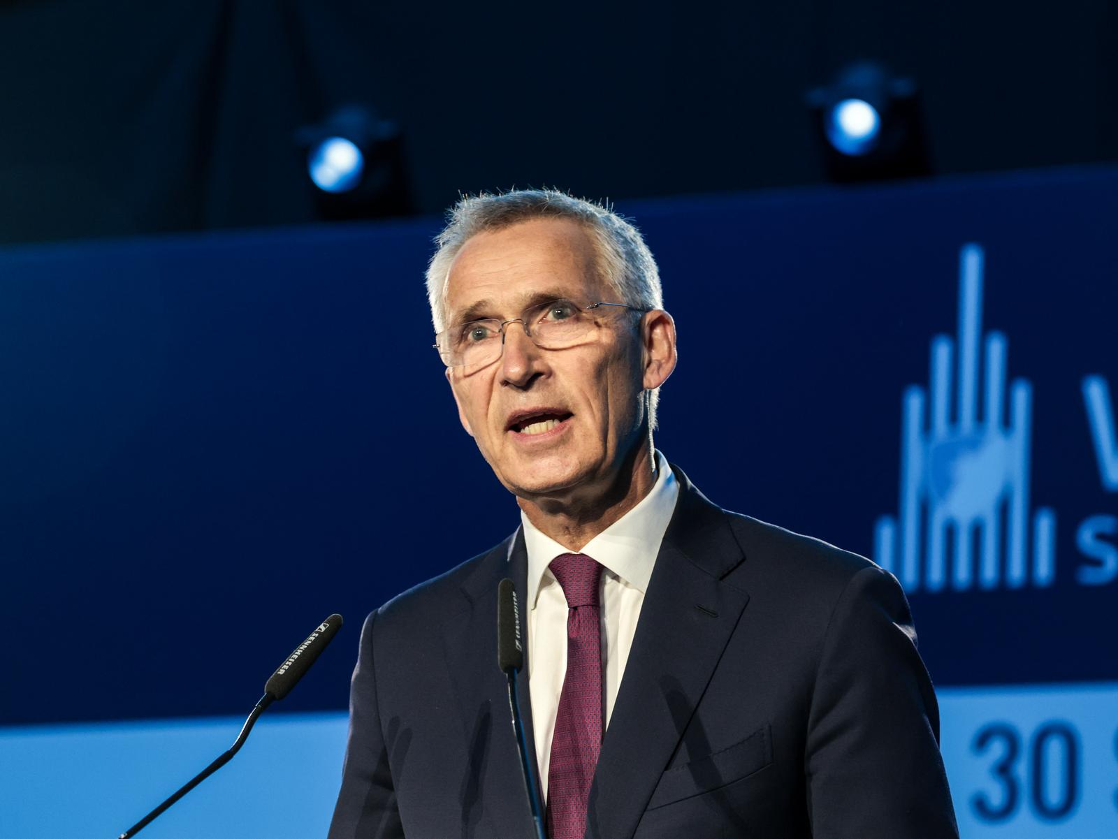 Jens Stoltenberg
NATO Secretary General (2014-2024); Minister of Finance, Norway speaks a ceremony that awards him a Knight of Freedom, the event aword, during the second day of the Warsaw Security Forum 2025 in Warsaw, Poland on September 30, 2025. WSF2025, entitled For Our Freedom and Yours gathers 2500 participants and 250 speakers and it focuses on securing peace in the EU in the face of Russian provocations. (Photo by Dominika Zarzycka/Sipa USA) Photo: Dominika Zarzycka/SIPA USA