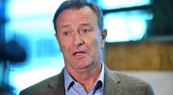 01.09.2025., Varazdin - Konferencija za medije povodom otvorenja izlozbe prijavljenih radova na arhitektonsko urbanistickom natjecaju, kojeg je proveo Tehnoloski park Varazdin, u svrhu odabira najboljeg arhitektonskog rjesenja nove zgrade Inovacijskog centra (InnoCent). gradonacelnik Varazdina Neven Bosilj Photo: https://nacional.dev.aboutdream.io/trgovanje-utjecajem-i-mito-uskok-podigao-optuznicu-protiv-varazdinskog-gradonaclenika-bosilja/Vjeran Zganec Rogulja /PIXSELL