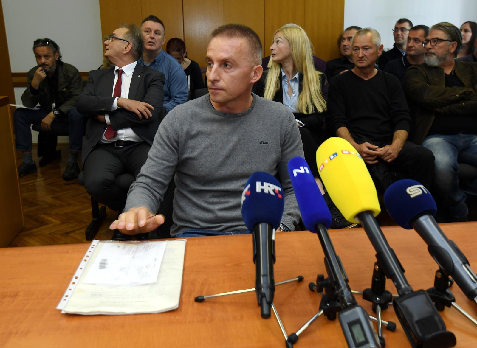03.06.2019., Zagreb - Na Zupanijskom sudu nastavak sudjenja Branimiru Glavasu, svjedocio je Krunoslav Fehir. rrPhoto: Marko Lukunic/PIXSELL