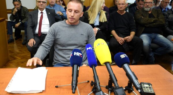 03.06.2019., Zagreb - Na Zupanijskom sudu nastavak sudjenja Branimiru Glavasu, svjedocio je Krunoslav Fehir. rrPhoto: Marko Lukunic/PIXSELL