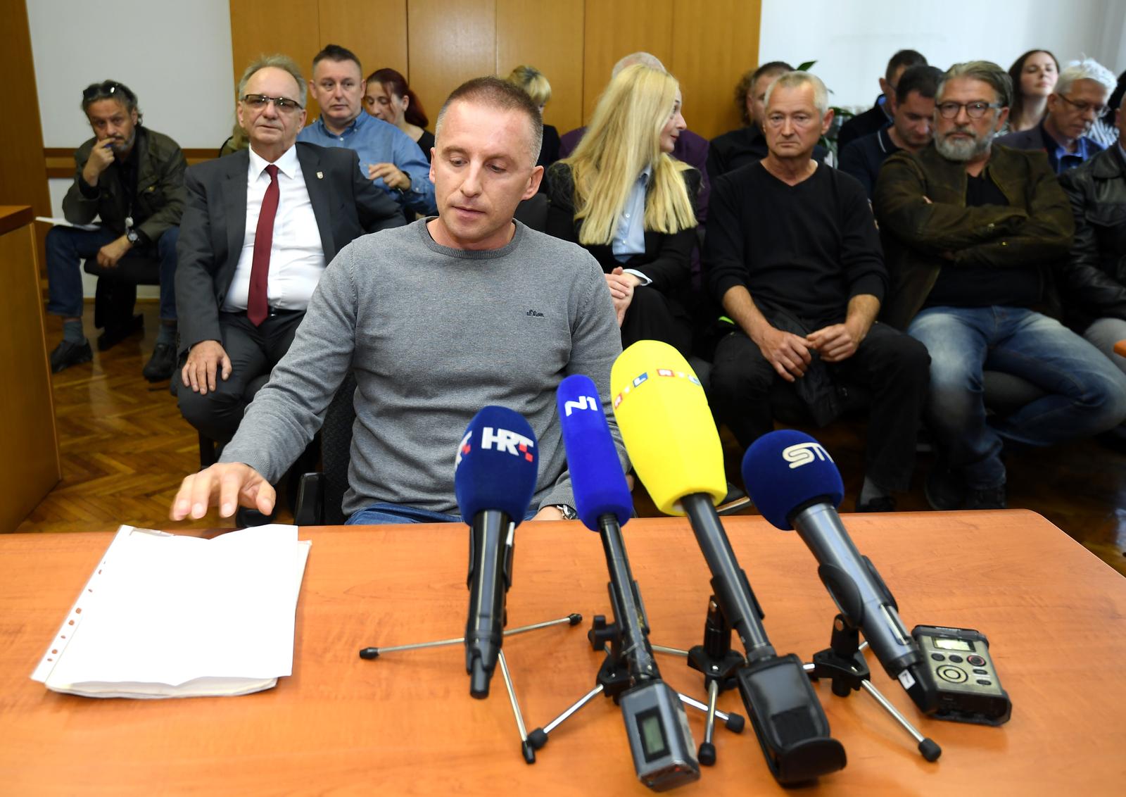 03.06.2019., Zagreb - Na Zupanijskom sudu nastavak sudjenja Branimiru Glavasu, svjedocio je Krunoslav Fehir. rrPhoto: Marko Lukunic/PIXSELL