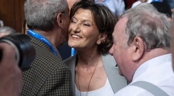 04.06.2025., Zagreb - Tribina Zajednice utemeljitelja HDZ-a "Dr. Franjo Tudjman" o daljnjim izazovima pred Hrvatskom demokratskom zajednicom. Martina Dalic.
 Photo: Davor Puklavec/PIXSELL