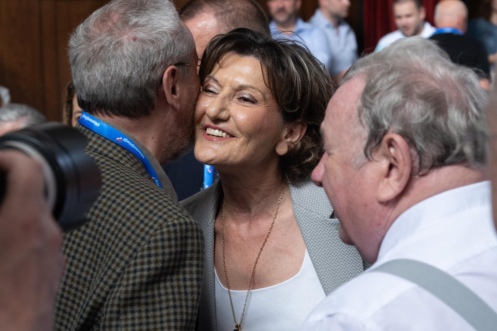04.06.2025., Zagreb - Tribina Zajednice utemeljitelja HDZ-a "Dr. Franjo Tudjman" o daljnjim izazovima pred Hrvatskom demokratskom zajednicom. Martina Dalic.
 Photo: Davor Puklavec/PIXSELL