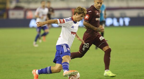 03.08.2025., Split - SuperSport HNL, 01. kolo, HNK Hajduk - NK Istra 1961. Marcel Heister Photo: Ivo Cagalj/PIXSELL