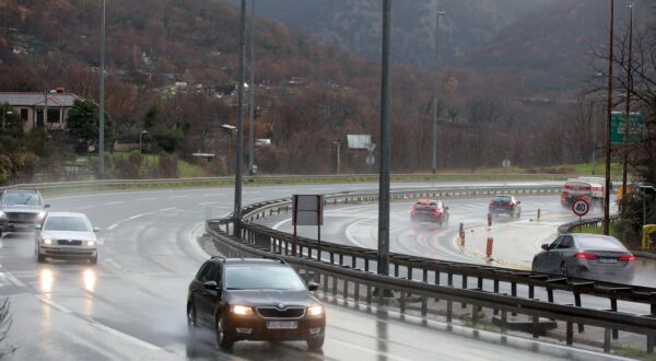 Kiša na autocesti