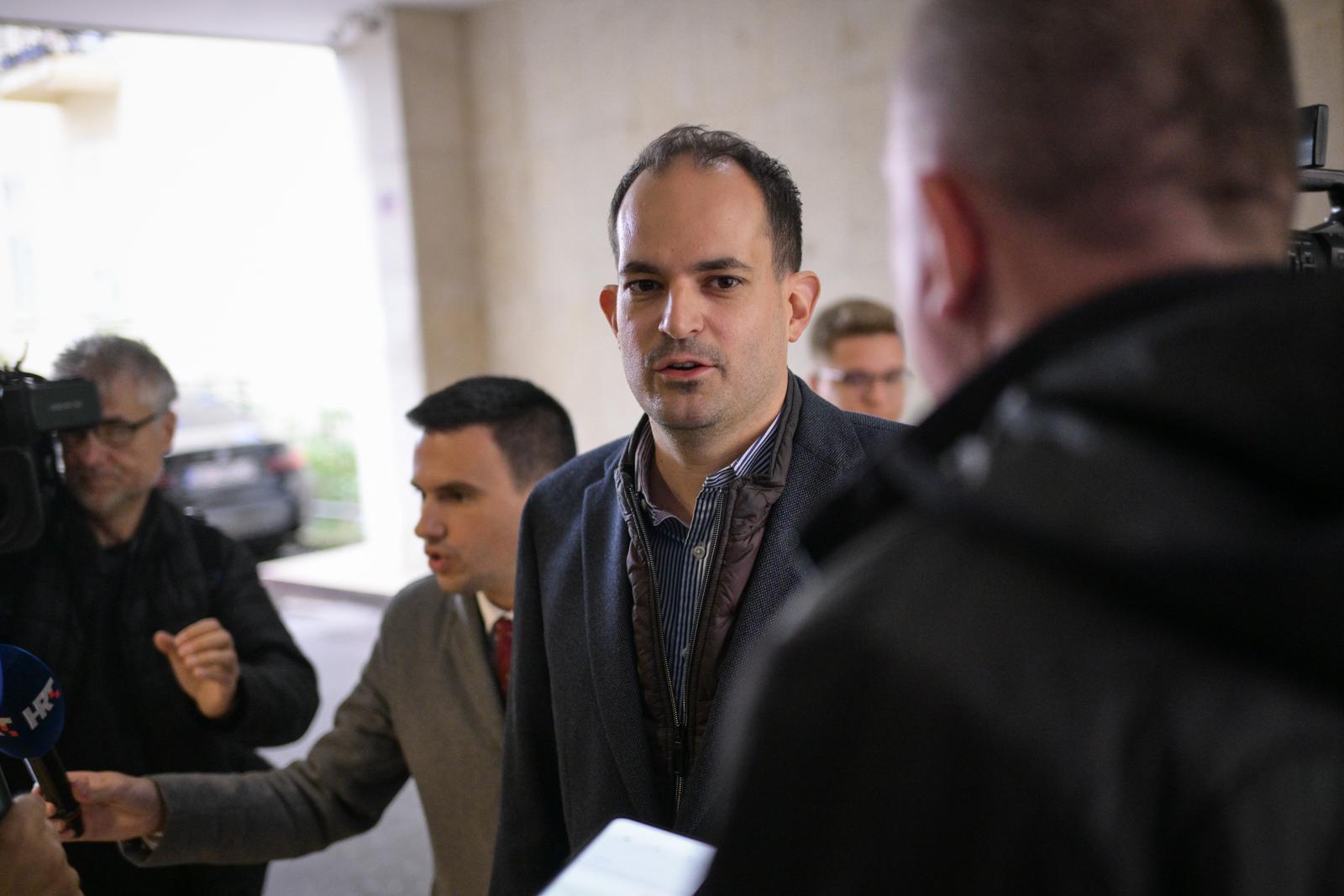 06.10.2025., Zagreb - Dolazak clanova HDZ-a na sjednicu sireg Predsjednistva i Nacionalnog odbora stranke. Photo: Neva Zganec/PIXSELL