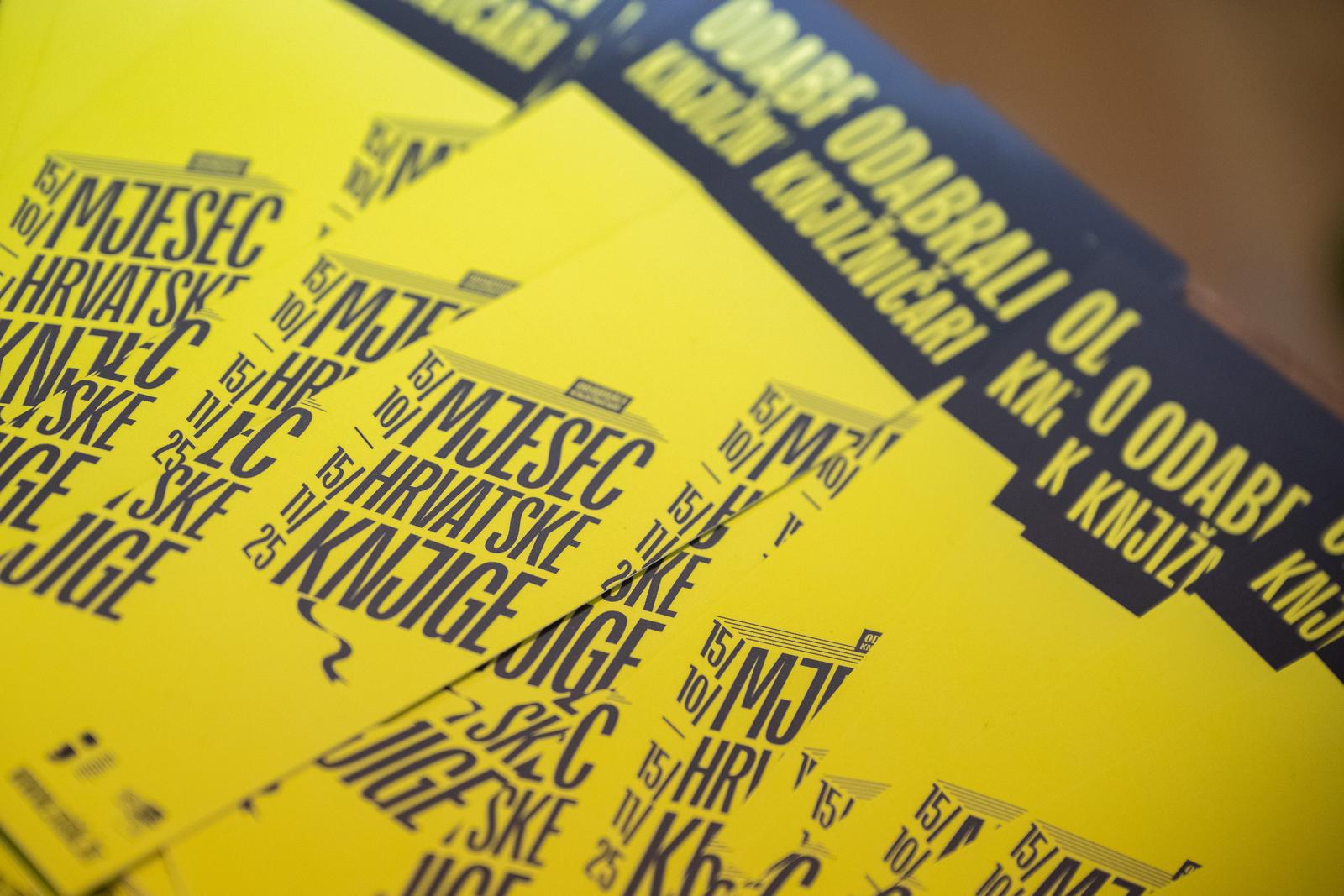 13.10.2025., Zagreb - Konferencija za medije povodom Mjeseca hrvatske knjige 2025. odrzana je u Gradskoj knjiznici na Starcevicevom trgu.
 Photo: Davor Puklavec/PIXSELL