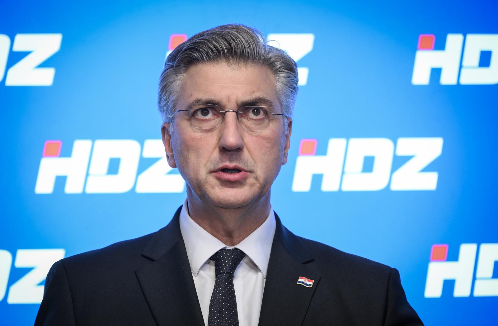 13.10.2025., Zagreb  - Zajednicka sjednica Predsjednistva i Nacionalnog odbora HDZ-a Photo: Josip Regovic/PIXSELL