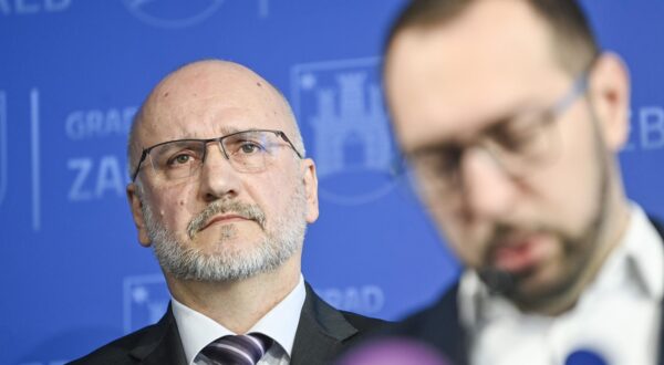 14.03.2025., Zagreb - Konferencija za medije na temu razduzivanja i financijskog oporavka Zagrebackog holdinga na kojoj su govorili gradonacelnik Tomislav Tomasevic i predsjednik uprave holdinga Ivan Novakovic. Photo: Igor Soban/PIXSELL