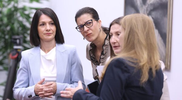 14.07.2025., Zagreb - Na 12. sjednici Odbora za regionalni razvoj i fondove Europske unije predsjednik Vlade RH Andrej Plenkovic prestavio je novu ministricu regionalnog razvoja i fondova Europske unije Natasu Mikus Zigman. Photo: Patrik Macek/PIXSELL