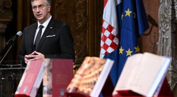 14.10.2025., Zagreb - Predstavljanje monografije Hrvatskog narodnog kazalista u Zagrebu povodom 130. obljetnice zgrade.  Photo: Marko Lukunic/PIXSELL