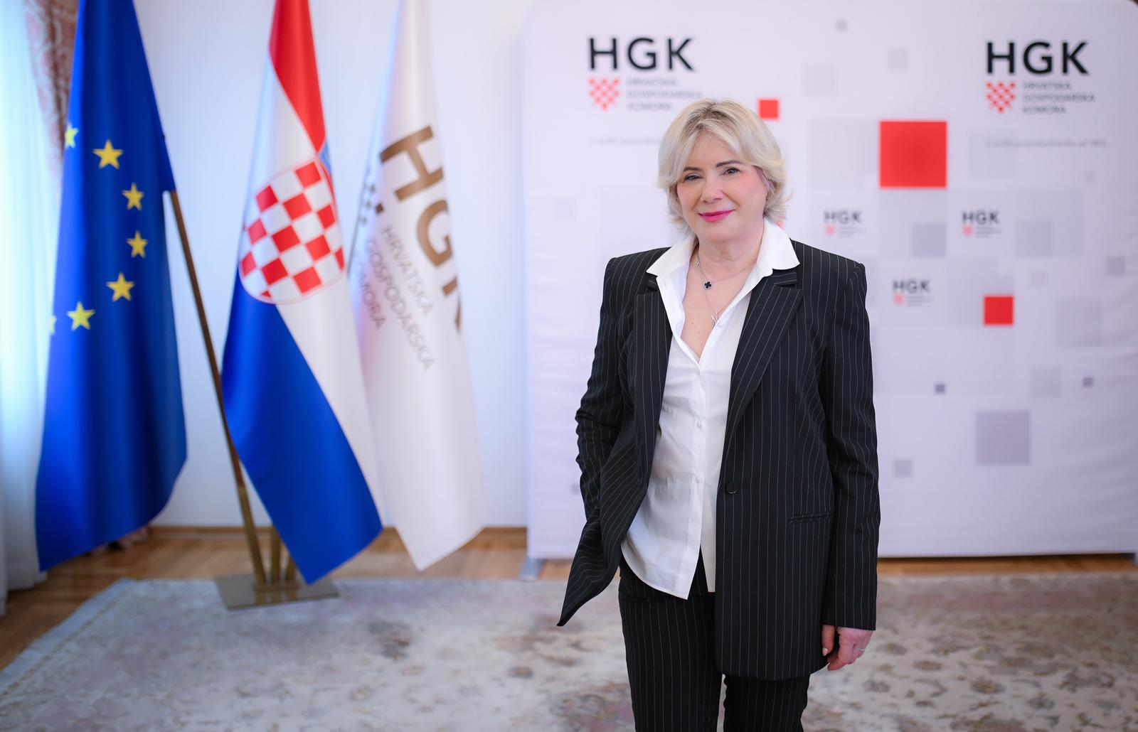 15.04.2025., Zagreb  - Mirjana Cagalj, potpredsjednica HGK za graditeljstvo i promet Photo: Josip Regovic/PIXSELL