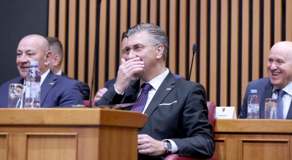 15.10.2025., Zagreb - Sabor je 7. sjednicu nastavio raspravom o Godisnjem izvjescu Vlade Republike Hrvatske koje podnosi predsjednik Vlade Andrej Plenkovic. Photo: Patrik Macek/PIXSELL