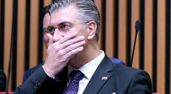 15.10.2025., Zagreb - Sabor je 7. sjednicu nastavio raspravom o Godisnjem izvjescu Vlade Republike Hrvatske koje podnosi predsjednik Vlade Andrej Plenkovic. Photo: Patrik Macek/PIXSELL