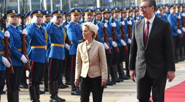 Ursula von der Leyen i Aleksandar Vučić
