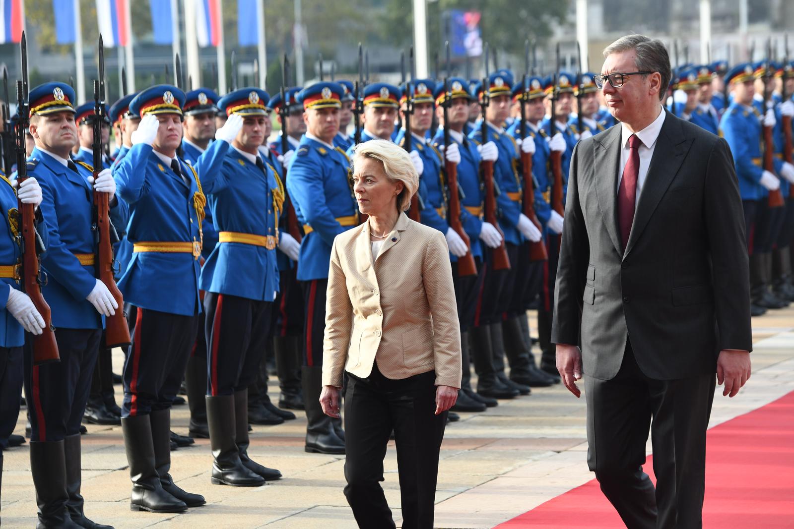 Ursula von der Leyen i Aleksandar Vučić