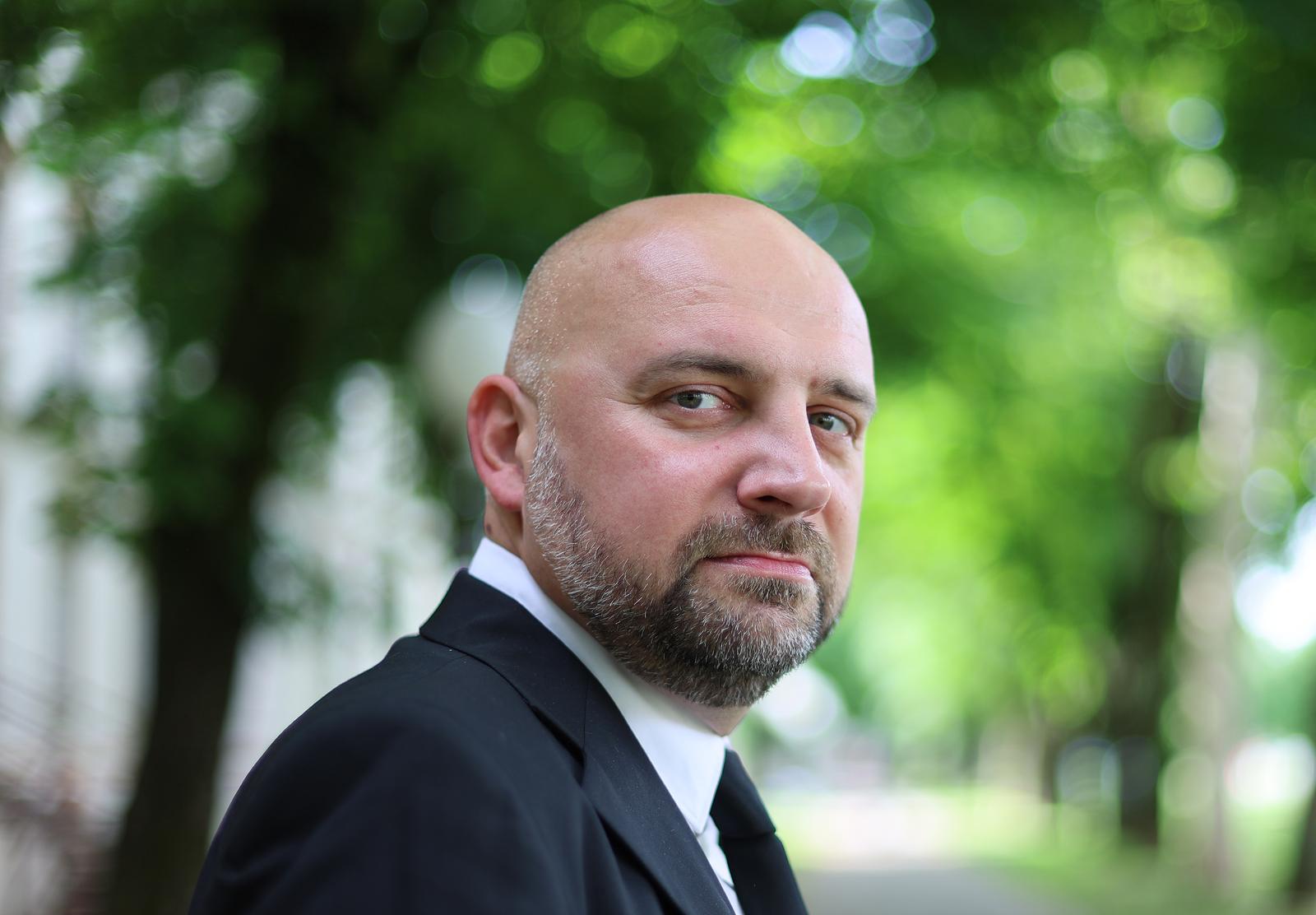 16.05.2025., Zagreb - Trg Franje Tudjmana. Politicki analiticar Denis Avdagic. Photo: Sanjin Strukic/PIXSELL